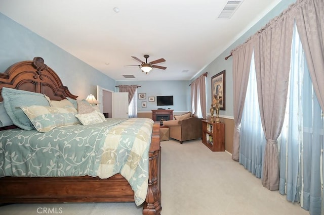 11180 Bridgefield Ct, Riverside, CA 92505 - bedroom featuring carpet flooring and a ceiling fan