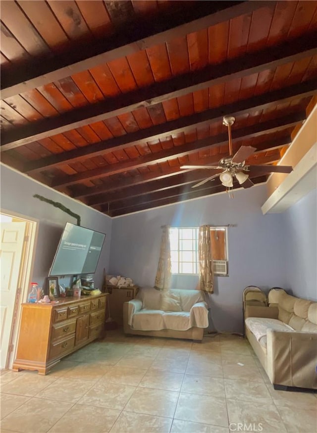 1130 S Rene Dr, Santa Ana, CA 92704 - bedroom with a wood ceiling with exposed beams and light tile patterned floors
