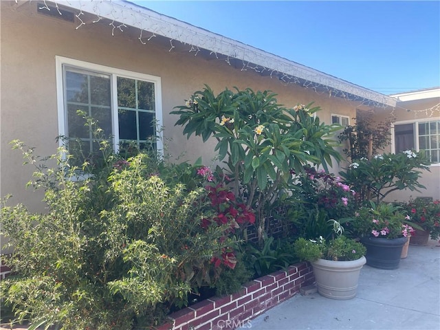 1130 S Rene Dr, Santa Ana, CA 92704 - view of home's exterior with stucco siding and a patio area
