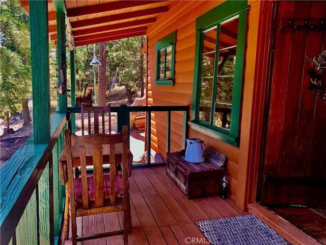 33140 Juniper Ln, Green Valley Lake, CA 92341 - view of porch