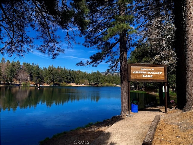 33140 Juniper Ln, Green Valley Lake, CA 92341 - water view with a forest