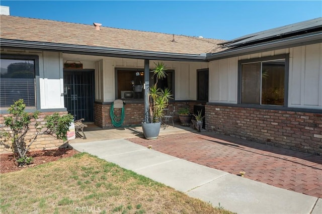 3134 Half Circle Rd, Norco, CA 92860 - view of exterior entry featuring brick siding and board and batten siding