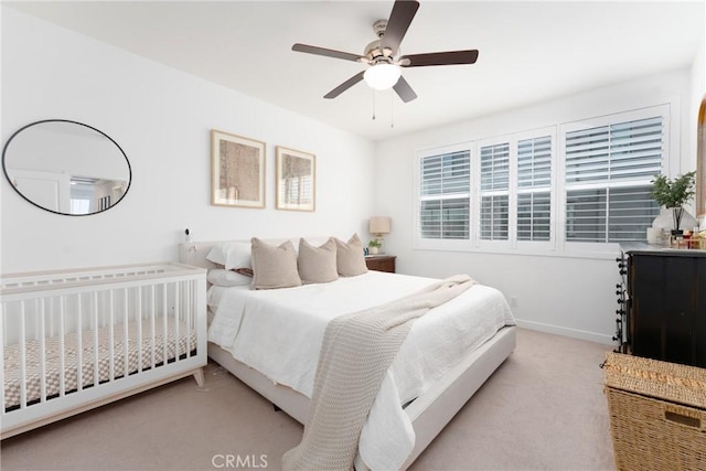 11046 Wander Dr, Rancho Cucamonga, CA 91730 - bedroom with light colored carpet and ceiling fan