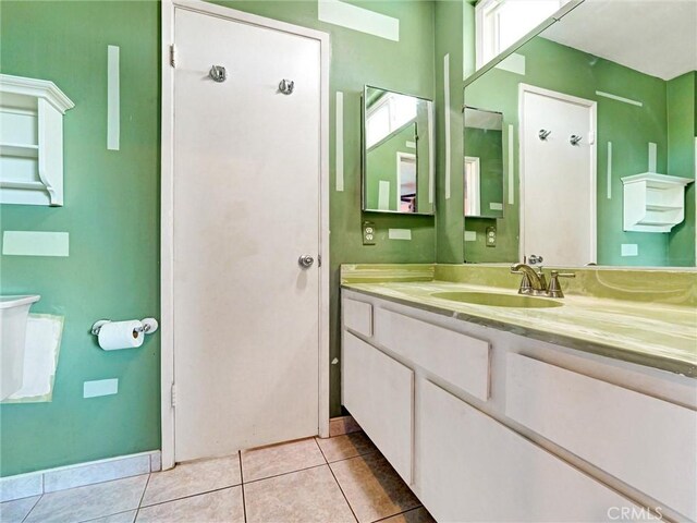 346 E Plymouth St, Glendora, CA 91740 - bathroom featuring vanity and tile patterned floors