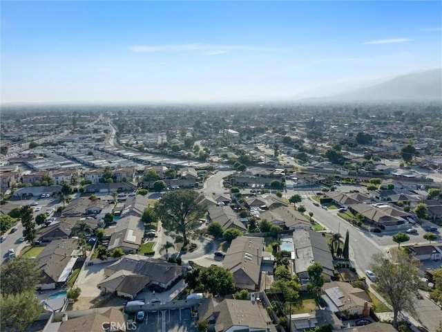 346 E Plymouth St, Glendora, CA 91740 - aerial overview of property's location with nearby suburban area and mountains