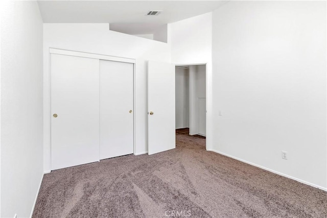 1083 Mill Iron Way, San Jacinto, CA 92583 - unfurnished bedroom with carpet floors and a closet