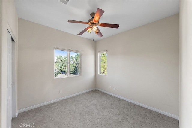 28889 Edenton Way, Temecula, CA 92591 - spare room featuring ceiling fan and light carpet