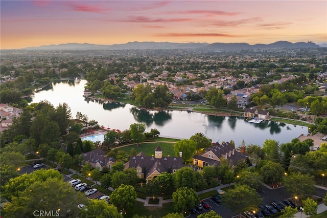 28889 Edenton Way, Temecula, CA 92591 - aerial overview of property's location featuring a water and mountain view