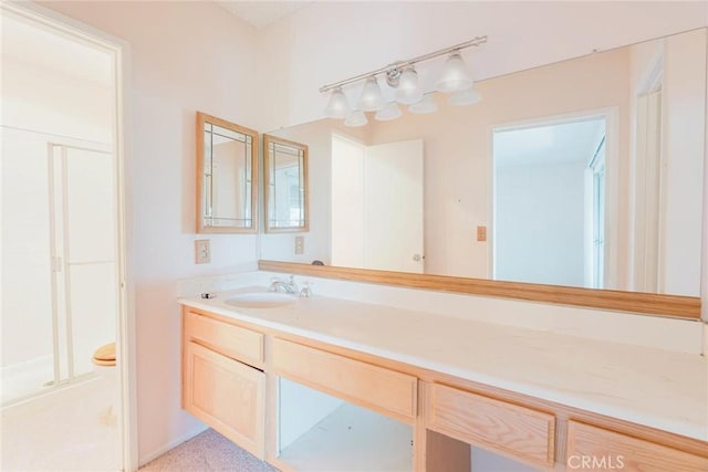 9576 Via Bernardo, Burbank, CA 91504 - bathroom featuring vanity and a shower