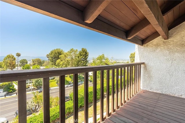 9576 Via Bernardo, Burbank, CA 91504 - balcony with a mountain view
