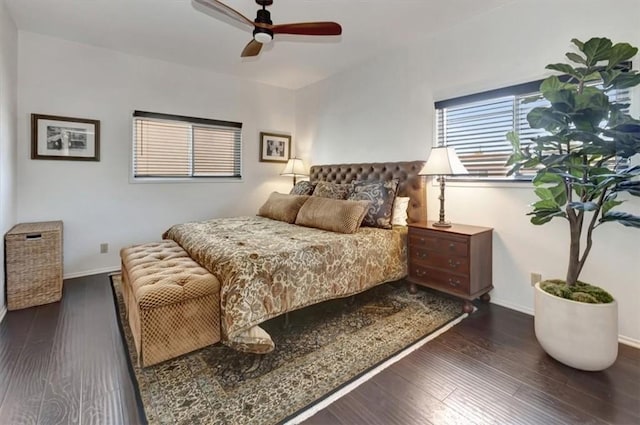 239 Nieto Ave Unit A, Long Beach, CA 90803 - bedroom featuring wood finished floors and a ceiling fan