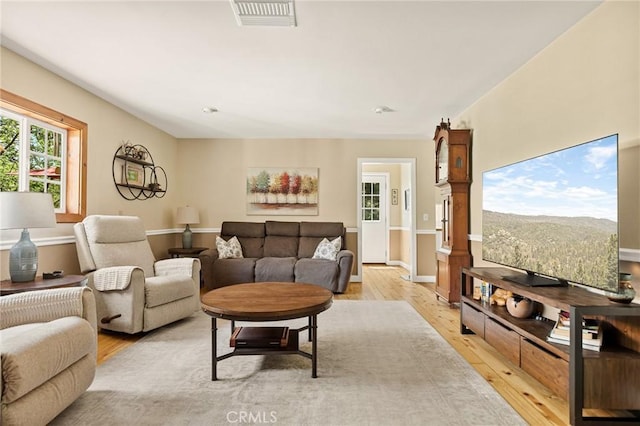 1 Sunny Slope, Running Springs, CA 92382 - living room featuring light wood-style flooring