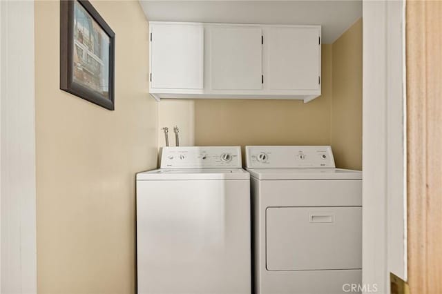 1 Sunny Slope, Running Springs, CA 92382 - laundry room featuring washer and dryer and cabinet space
