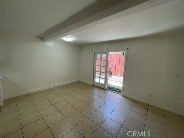 1415 El Sereno Ave Unit 4, Pasadena, CA 91103 - spare room featuring tile patterned floors and baseboards