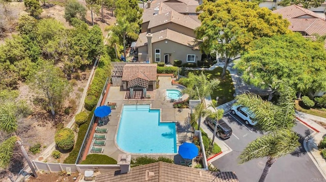 6847 Adolphia Dr, Carlsbad, CA 92011 - aerial view of a pool