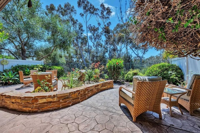 6847 Adolphia Dr, Carlsbad, CA 92011 - fenced backyard with a patio