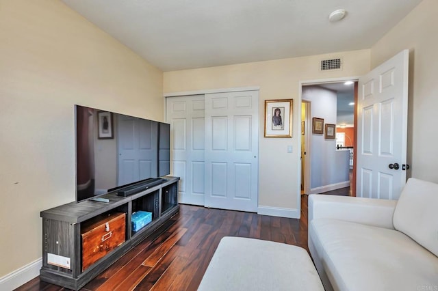 6847 Adolphia Dr, Carlsbad, CA 92011 - living area with dark wood-style floors