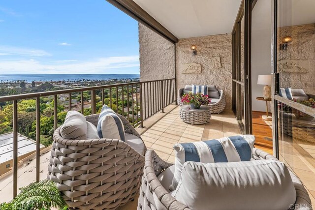 2500 Torrey Pines Rd Unit 1101, La Jolla, CA 92037 - balcony featuring a water view