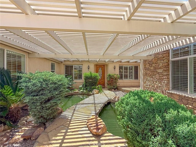 43097 Calle Camellia, Temecula, CA 92592 - view of yard featuring a pergola