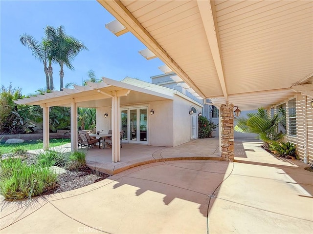 43097 Calle Camellia, Temecula, CA 92592 - view of patio featuring french doors