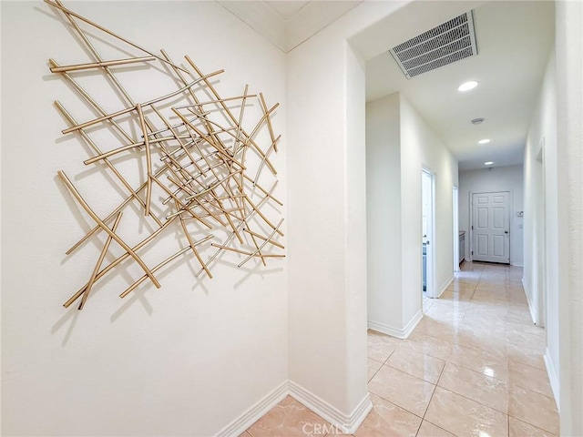 43097 Calle Camellia, Temecula, CA 92592 - hall with recessed lighting and light tile patterned flooring
