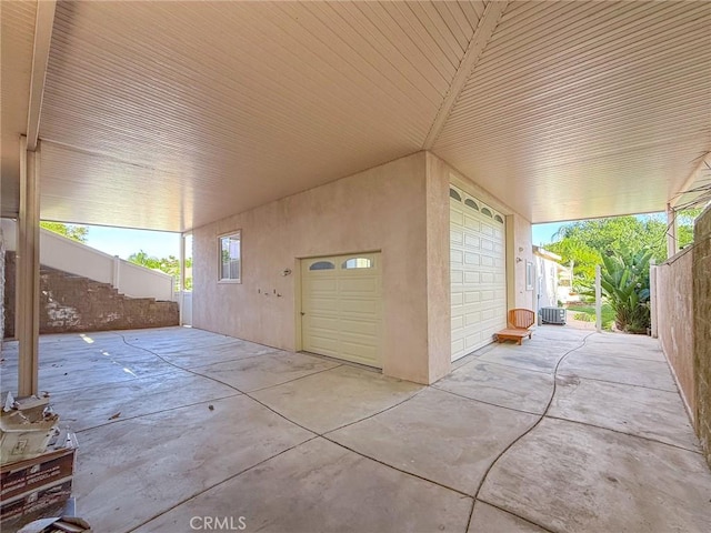 43097 Calle Camellia, Temecula, CA 92592 - view of patio / terrace featuring a garage