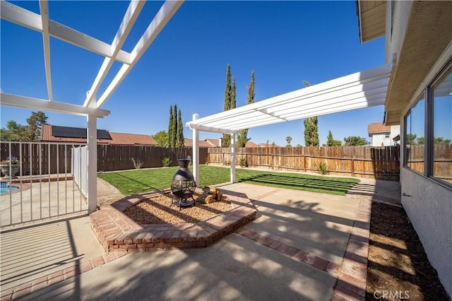 2143 Westminster Dr, Palmdale, CA 93550 - fenced backyard with a patio