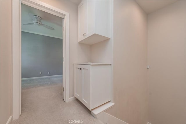 5 Bretagne, Newport Coast, CA 92657 - hall featuring light colored carpet and baseboards
