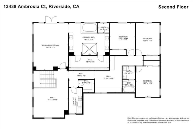 13438 Ambrosia Ct, Riverside, CA 92503 - view of floor plan / room layout