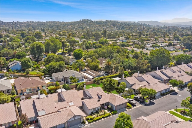 1061 Regis Way, Tustin, CA 92780 - aerial view of residential area featuring a mountain backdrop