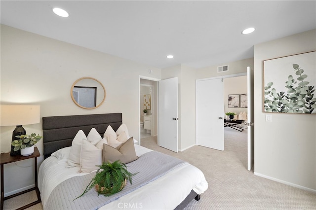 1061 Regis Way, Tustin, CA 92780 - bedroom with light carpet and recessed lighting