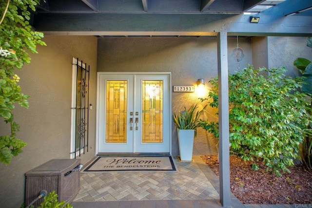 12395 Filera Rd, San Diego, CA 92128 - property entrance with stucco siding