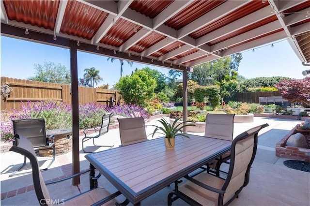 4368 Manchester Ct, Santa Maria, CA 93455 - fenced backyard with a patio and outdoor dining space
