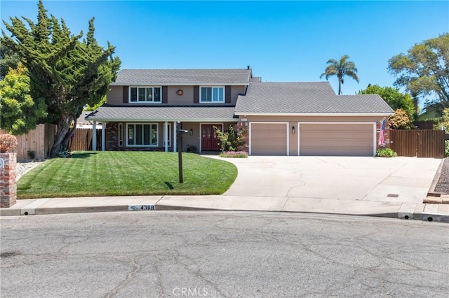 4368 Manchester Ct, Santa Maria, CA 93455 - traditional home with an attached garage and concrete driveway