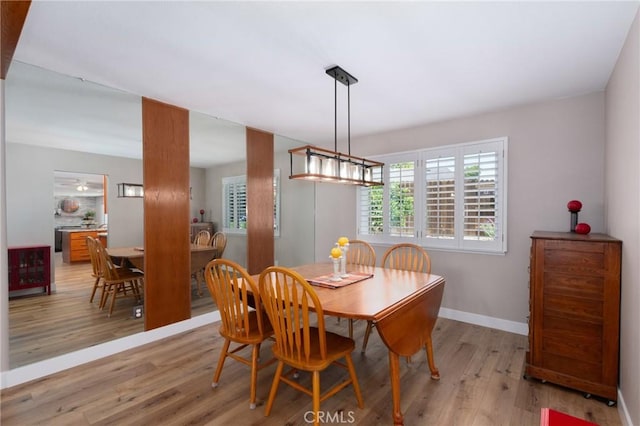 4368 Manchester Ct, Santa Maria, CA 93455 - dining area featuring light wood-style flooring and baseboards