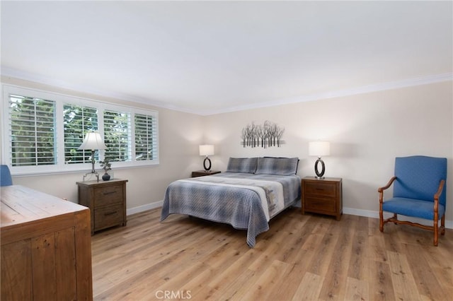 4368 Manchester Ct, Santa Maria, CA 93455 - bedroom with ornamental molding and light wood-style floors