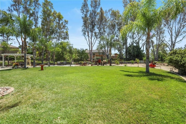 22760 Shadygrove Ct, Wildomar, CA 92595 - view of yard with a pergola