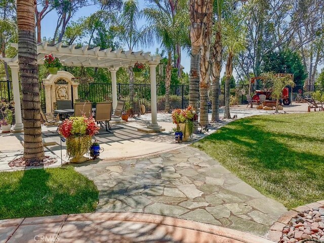 22760 Shadygrove Ct, Wildomar, CA 92595 - view of patio / terrace featuring a pergola