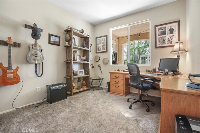 22760 Shadygrove Ct, Wildomar, CA 92595 - office area featuring carpet flooring and baseboards