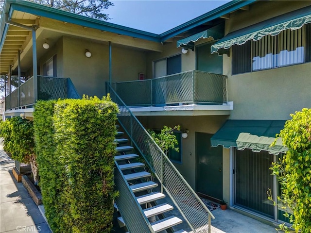 1032 S Golden W Ave Unit A, Arcadia, CA 91007 - view of building exterior with stairway
