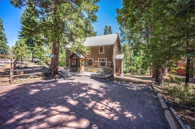 25837 Sunset Loop, Twin Peaks, CA 92391 - rear view of house