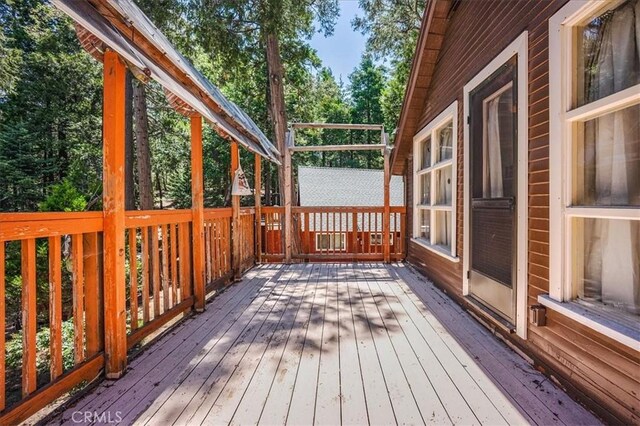 25837 Sunset Loop, Twin Peaks, CA 92391 - view of deck