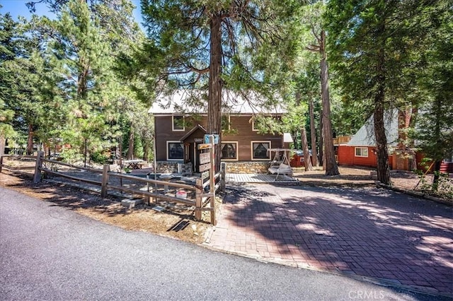 25837 Sunset Loop, Twin Peaks, CA 92391 - view of rustic home