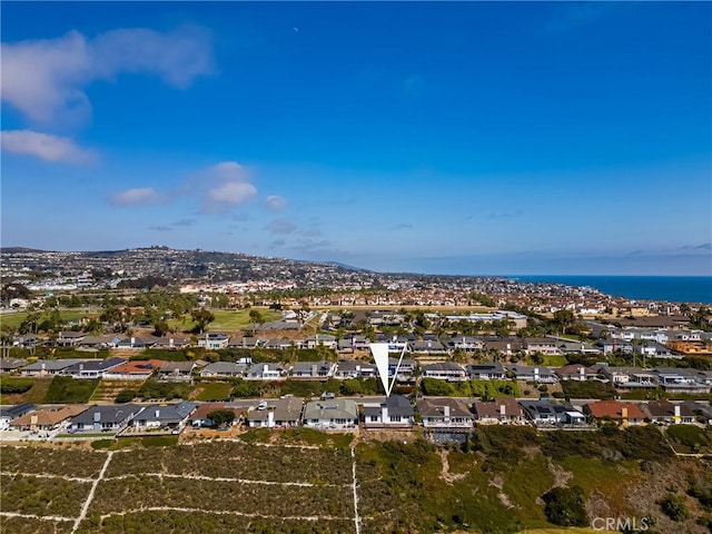235 Via Ballena, San Clemente, CA 92672 - aerial view of property and surrounding area with nearby suburban area and a water and mountain view