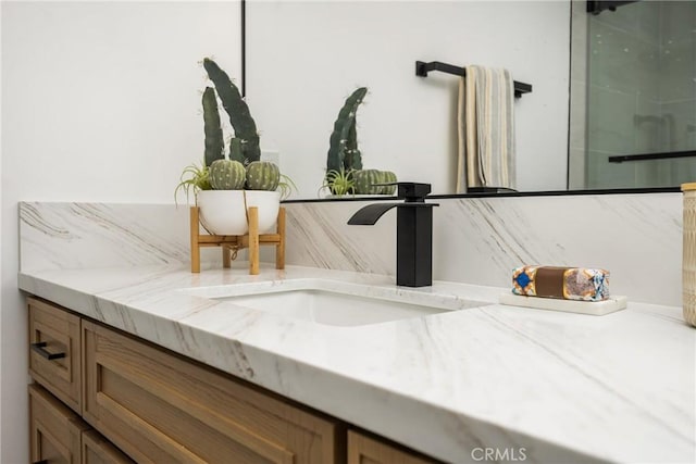 235 Via Ballena, San Clemente, CA 92672 - bathroom view of vanity and a shower