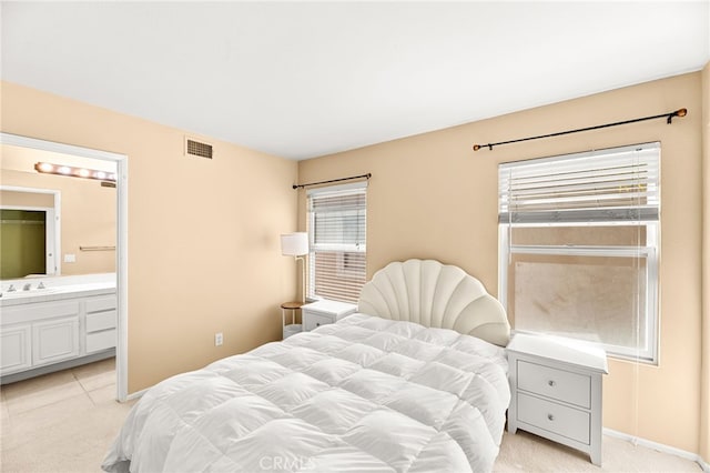 45422 Camino Monzon, Temecula, CA 92592 - bedroom featuring light carpet and ensuite bathroom