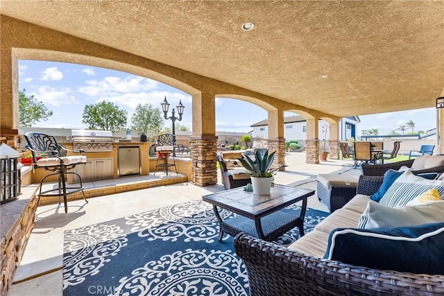 2571 Stetson Dr, Norco, CA 92860 - view of patio / terrace featuring an outdoor hangout area and area for grilling
