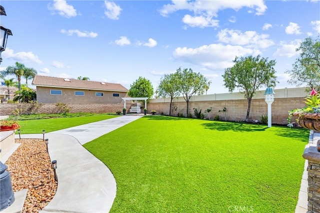 2571 Stetson Dr, Norco, CA 92860 - fenced backyard with a patio