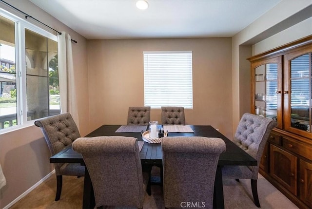 29767 Ascella Ln, Murrieta, CA 92563 - dining area with healthy amount of natural light, carpet, recessed lighting, and french doors