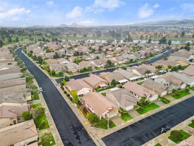 28253 Harmony Ln, Menifee, CA 92584 - aerial perspective of suburban area with a water and mountain view